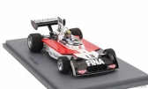 Spark-model Surtees F1 Ts16 N 18 Spanish Gp 1974 Carlos Pace 1:43 Biela červená čierna