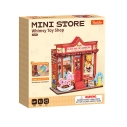 RoboTime 3D dřevěná skládačka Miniatura domečku mini Hračkářství