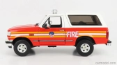 Greenlight Ford usa Bronco Fdny New York Fire Engine 1996 1:18 červená biela