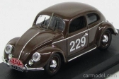 Rio-models Volkswagen Beetle N 229 Rally Montecarlo 1952 Nathan - Schellhaas 1:43 Brown