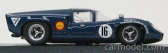 Najlepší model Lola T70 Coupe N 16 Norisring 1969 B.muir 1:43 Modrá červená