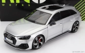 Nzg Audi A4 Rs4 Avant Sw Station Wagon 2020 1:18 Strieborná