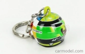 Mini prilba Schuberth prilba F1 Portachiavi Casco - prívesok na kľúče Prilba Mild Seven Benetton B194 Ford N 5 Demonstration Run Belgium Spa Gp 2017 Mick Schumacher 1:12 Žltá zelená červená červená čierna modrá