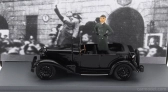 Rio-models Alfa romeo 1750 Torpedo Spider Milano 1944 With Benito Mussolini Figure 1:43 Black