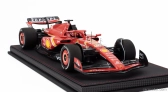 Bbr-models Ferrari F1  Sf-24 Team Scuderia Ferrari N 16 2nd Australian Gp 2024 Charles Leclerc - Con Vetrina - With Showcase 1:18 Červená Černá
