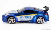 Jada Nissan 350z Exedy Racing Clutch Coupe 2003 1:24 Modrá Biela
