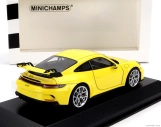 Minichamps Porsche 911 992 Gt3 Coupe 2020 - Silver Rims 1:43 Žlutá
