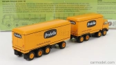 Brekina plast Fiat 690 Truck Millepiedi 4-assi Fredella La Pasta Di Foggia 1961 1:87 žltá čierna
