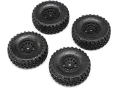 Pneumatiky Axial Falken M/T, disk 1.0" Black Rhino Primm (4): SCX24