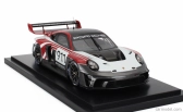 Spark-model Porsche 911 992 Gt3 R N 911 Racing Flacht Design Coupe 2021 - Con Vetrina - S vitrínou 1:18 Bielo-sivo-červená