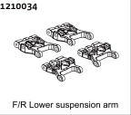 1210034 - Lower Suspension Arm Set F/R