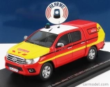 Alarme Toyota Hi-lux Double Cabine Pick-up Closed Securite Civile 2011 1:43 Červená Žlutá