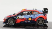 Ixo-models Hyundai I20 Wrc Coupe Team Shell Mobis N 6 Rally Monza 2020 D.sordo - C.del Barrio 1:43 Svetlo modrá červená čierna