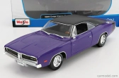 Maisto Dodge Charger R/t Coupe 1969 1:18 Purple Met