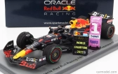 Spark-model Red bull F1  Rb18 Team Oracle Red Bull Racing N 1 Winner Japan Gp With Pit Board World Champion 2022 Max Verstappen 1:43 Matná Modrá Žlutá Červená