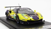 Looksmart Ferrari 488 Gte Evo 3.9l Turbo V8 Team Riley Motortsport N 74 24h Le Mans 2022 F.fraga - S.bird - S.van Gisbergen 1:43 Žltofialová