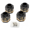 Medené šesťhranné náboje 12mm, +5mm offset, 4x32gr, 4 ks.