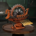 RoboTime 3D dřevěná skládačka Vikinská dračí loď