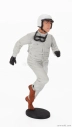 Le mans miniatures Figures Jim Pilota Automobilistico - 24h Le Mans Start Pilot Driver 1960 - 1970 1:18 Bílá
