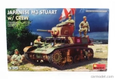 Miniart Tank japonský M3 Stuart s posádkou Vojenský 1945 1:35 /