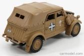 Hongwell Volkswagen Type 82 Cabriolet Closed Afrika Korps Erwin Rommel 1941 1:43 Vojenský Písek