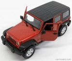 Maisto Jeep Wrangler Unlimited 2015 1:24 medená s čiernou