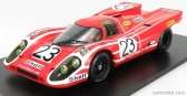 Spark-model Porsche 917k 4.9l Team Salzburg N 23 Winner 24h Le Mans 1970 Hans Herrmann - Richard Attwood 1:18 Červená Bílá