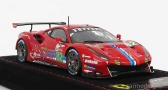 Bbr-models Ferrari 488 Gte Evo 3.9l Turbo V8 Team Risi N 82 Lmgte Pro Class 24h Le Mans 2020 S.bourdais - J.gounon - O.pla 1:43 Red