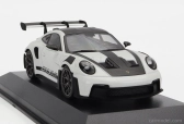 Minichamps Porsche 911 992 Gt3 Rs Coupe 2023 - Silver Wheels 1:43 Bílá
