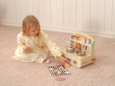 2Kids Toys Dřevěný gril s příslušenstvím