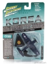 Johnny lightning Chance vought Corsair F4u1a Vojenské lietadlo 1942 1:100 Modrá