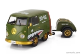 Solido Volkswagen T1 Van Kool Combi With Trailer 1950 1:18 Zelená