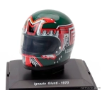 Edicola Helma F1 Casco Helma Ignazio Giunti 312b Team Ferrari Sezóna 1970 1:5 Tmavo zelená červená biela