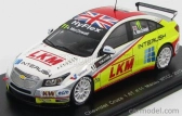Spark-model Chevrolet Cruze 1.6t N 11 Macau Wtcc 2012 A.macdowall 1:43 Biela žltá červená