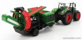 Bburago Fendt Vario 1050 Tractor With Cultivator Trailer 2016 1:50 Zelená Šedá Červená