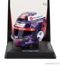 Spark-model Bell helmet Casco Helmet F1 Kevin Magnussen Team Haas N 20 Monaco Gp 2024 1:5 Modrá Violetová