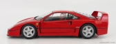 Ferrari F40 1987 v mierke Kk - Červený interiér 1:18