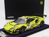 Looksmart Ferrari 488 Gt3 Evo 3.9l Turbo V8 Team Iron Lynx N 71 3rd 24h Spa 2022 Antonio Fuoco - Davide Rigon - Daniel Serra - Con Vetrina - With Showcase 1:18 Žlutá Černá
