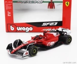 Bburago Ferrari F1 Sf-23 Team Scuderia Ferrari N 16 2nd Las Vegas Usa Gp 2023 Charles Leclerc 1:43 červená biela čierna