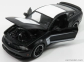 Maisto Ford USA Mustang Boss 302 Coupe 2012 1:24 matná čierno-biela