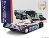 Werk83 Porsche 956lh 2.6l F6 Twin Turbo Team Rothmans Porsche System N 1 Víťaz 24h Le Mans 1982 Jacky Ickx - Derek Bell 1:18 bielo modrá