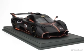 Bbr-models Pagani Huayra R N 73 Racing 2021 - Con Vetrina - S vitrínou 1:18 Matte Black Carbon