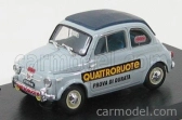 Brumm Fiat 500 Nuova 1958 - Prova Di Durata Quattroruote 1:43 Grey