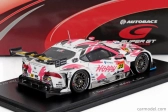 Spark-model Toyota Gr Supra Team Hoppy Schatz N 25 Gt300 Class Super Gt 2024 Togo Sugunami - Takamitsu Matsui - Kimiya Sato 1:43 White Pink