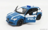 Bburago Alfa Romeo Stelvio Polizia 2017 1:24 svetlomodrá