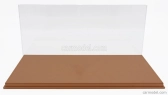 Luxbox Vetrina vitrína Základňa v Ecopelle Beige - Syntetická koža Základňa Beige - Lungh.lenght 45.8 Cm X Largh.width 25.1 Cm X Alt.height 20.6 Cm (altezza Interna Cm 18.5) 1:12 Beige