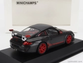 Minichamps Porsche 911 997-2 Gt3 Rs 3.8 Coupe 2009 - Red Wheels 1:43 Grey