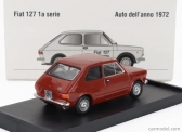 Brumm Fiat 127 1-series 1971 - Black Interior 1:43 Rosso Sierra - Červená
