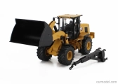 Dm-models Caterpillar Cat938 Ruspa Gommata - Scraper Tractor Wheel Loader 1:50 Žlutá Černá