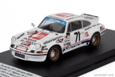Trofeu Porsche 911 Carrera Rsr Coupe N 71 24h Le Mans 1975 Joel Laplacette - Claude Pigeon - Alain Leroux 1:43 Bílá
